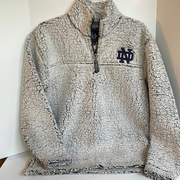 Logo Sherpa Fleece Pullover Quarter Zip 